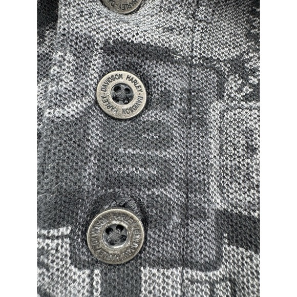 VINTAGE Harley Davidson Polo Shirt Men's Large - Picture 3 of 6